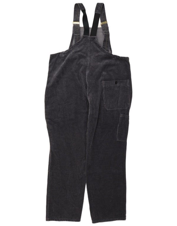 Vintage hombres Dungarees pantalones de pana W40 L29 algodón gris