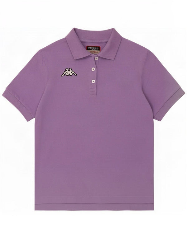 Polo Kappa para mujer UK 42 Medium Purple Cotton