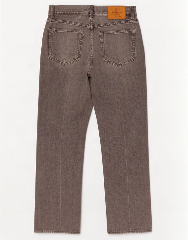 Vaqueros rectos Calvin Klein para hombre W30 L31 Gris