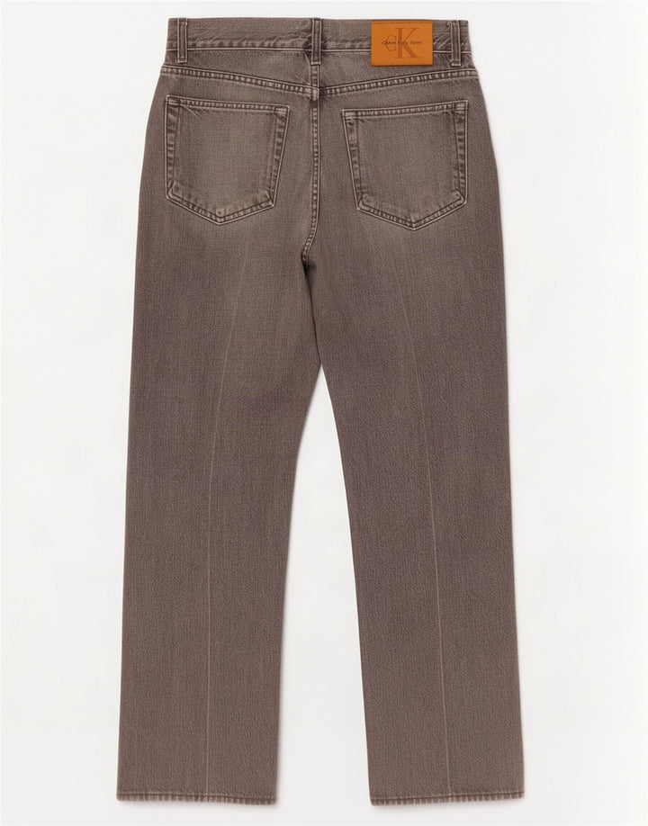 Vaqueros rectos Calvin Klein para hombre W30 L31 Gris