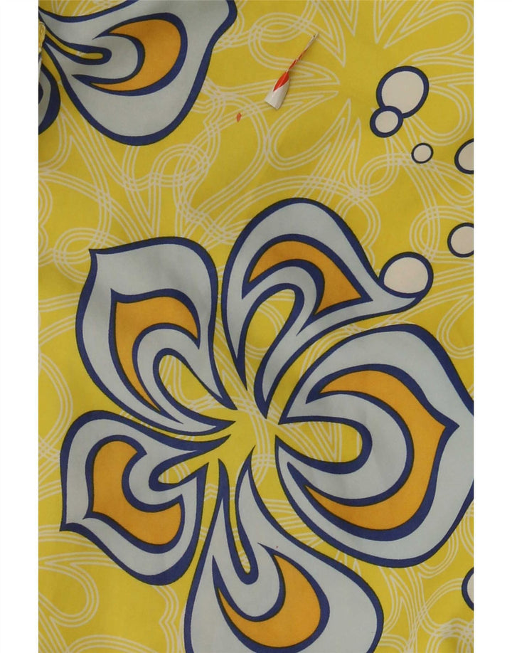 Sundek Bañador Hombre Poliéster Floral Amarillo Medio