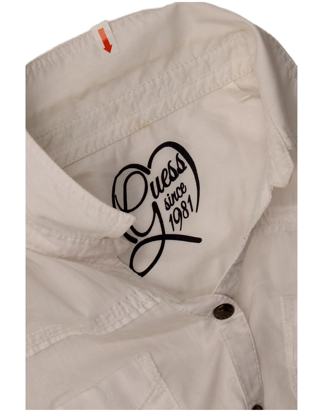 Guess Camisa Niña 11-12 Años Blanco Algodón