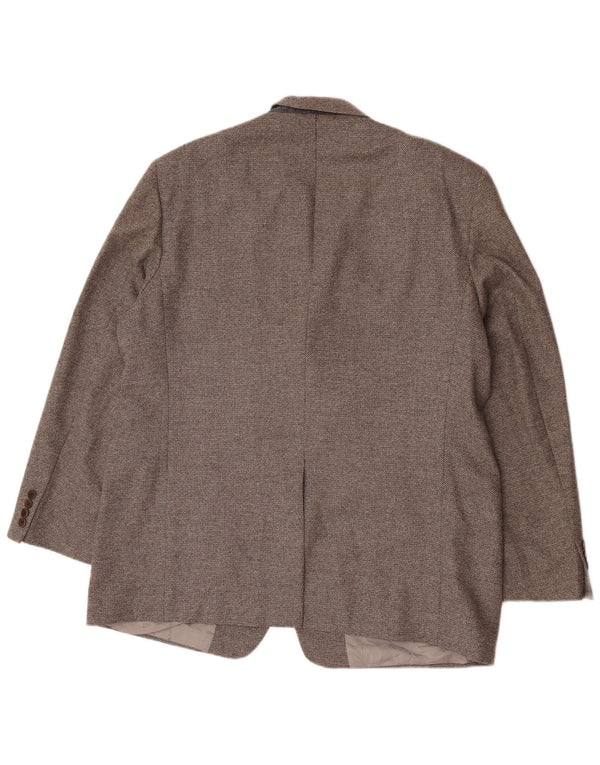Marks & Spencer Chaqueta tipo blazer de 3 botones para hombre UK 46 XL Lana gris