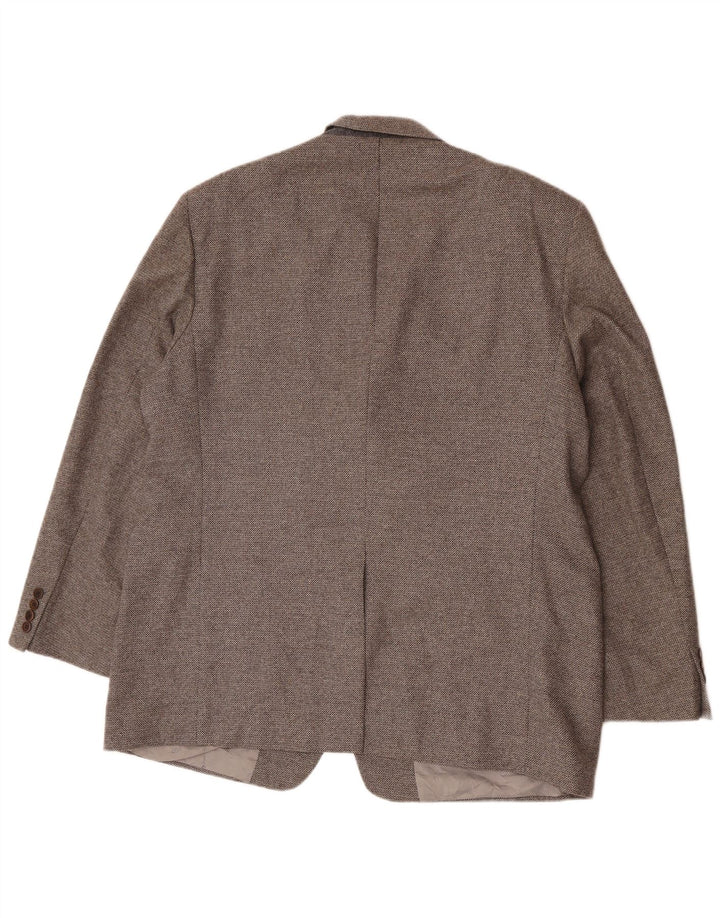 Marks & Spencer Chaqueta tipo blazer de 3 botones para hombre UK 46 XL Lana gris