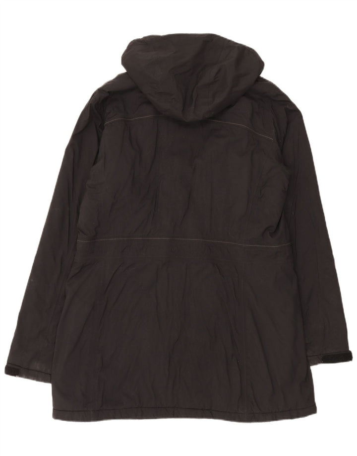 HELLY HANSEN Abrigo cortavientos con capucha para mujer UK 46 Large Poliamida negra