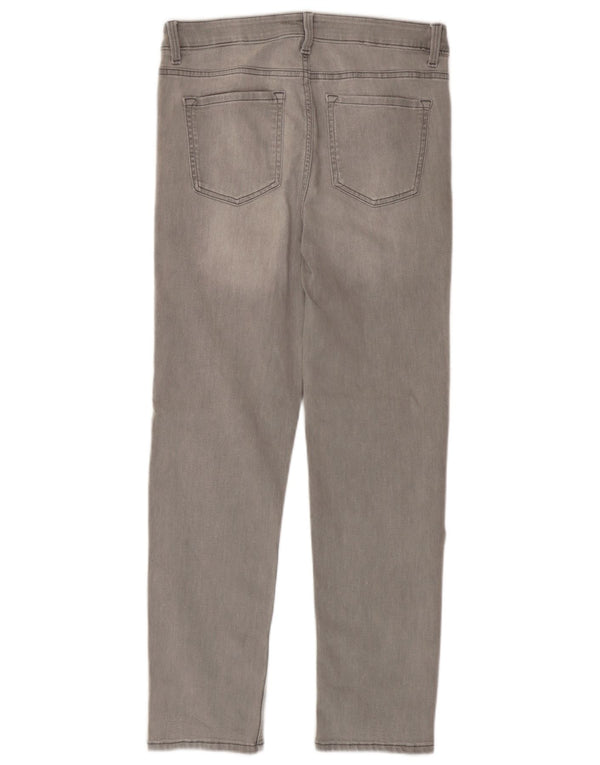 Marks & Spencer Jeans rectos The Sienna para mujer UK 12 Medium W30 L29 Gris