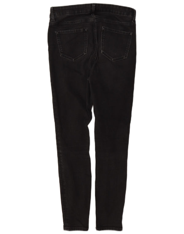 Marks & Spencer Vaqueros pitillo para mujer UK 10 Small W26 L27 Algodón gris