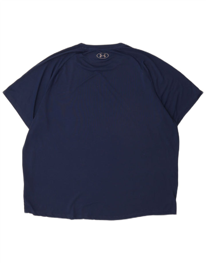 Camiseta Under Armour Hombre Top 2XL Azul Marino Poliéster