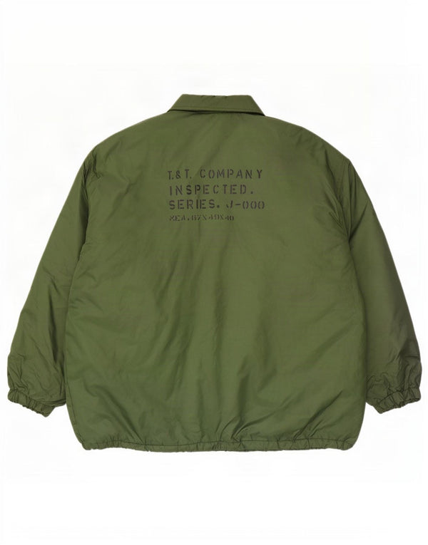 Tom Tailor Chaqueta Cortavientos con Estampado Holgado para Hombre UK 40 Large Verde