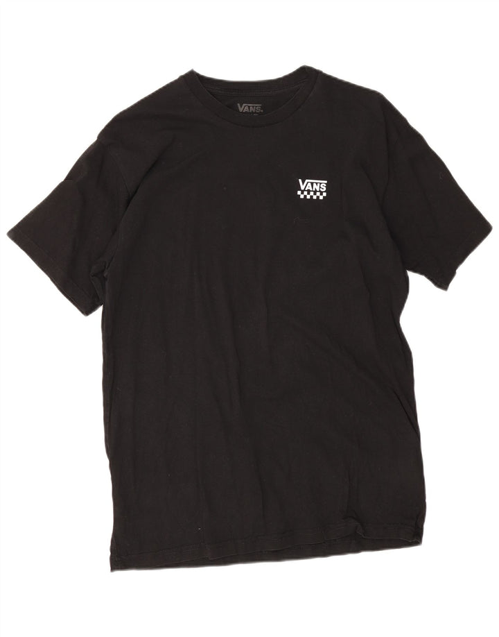 Camiseta Vans Classic Fit para hombre, talla mediana, algodón negro