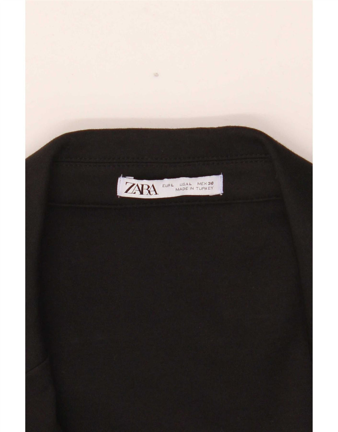 Zara Chaqueta Blazer De 2 Botones para Mujer UK 46 Grande Negro