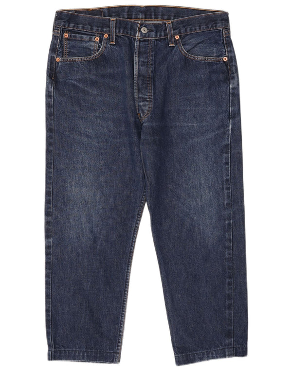 Levi's Mens 501 Capri Jeans W36 L22 Algodón Azul