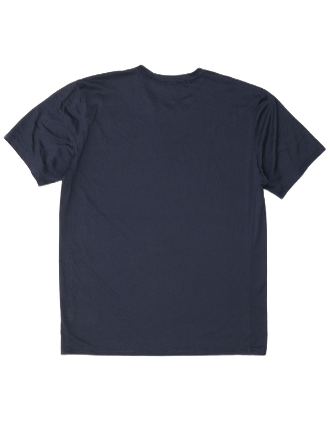 Camiseta Nike Dri Fit para hombre, talla grande, poliéster azul marino