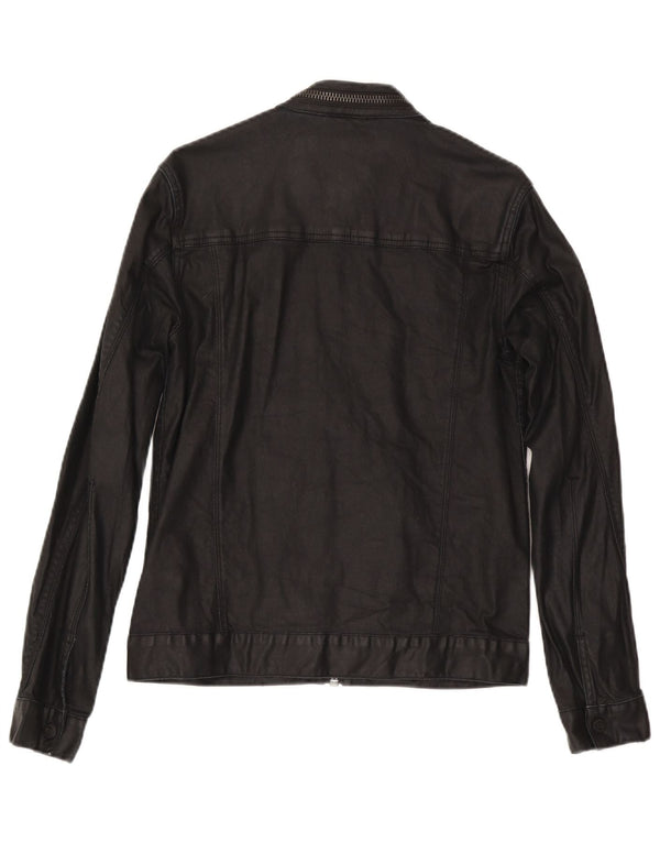 Superdry Chaqueta Vaquera Para Hombre UK 36 Small Algodón Negro