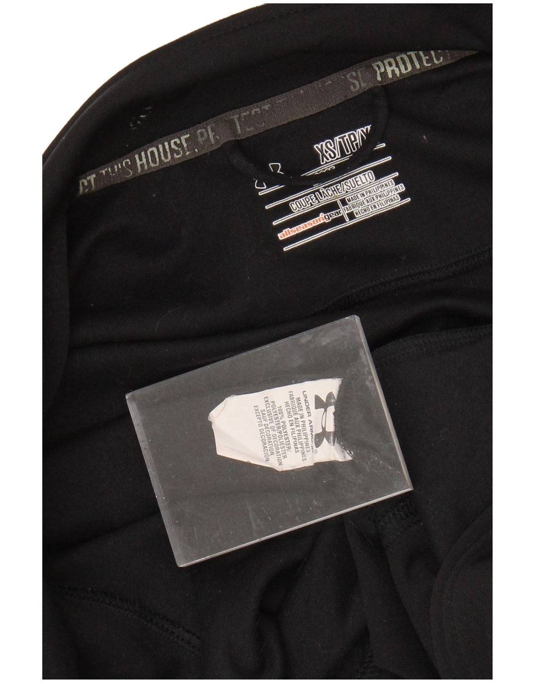 Under Armour Chaqueta superior de chándal con gráfico para hombre XS Poliéster negro