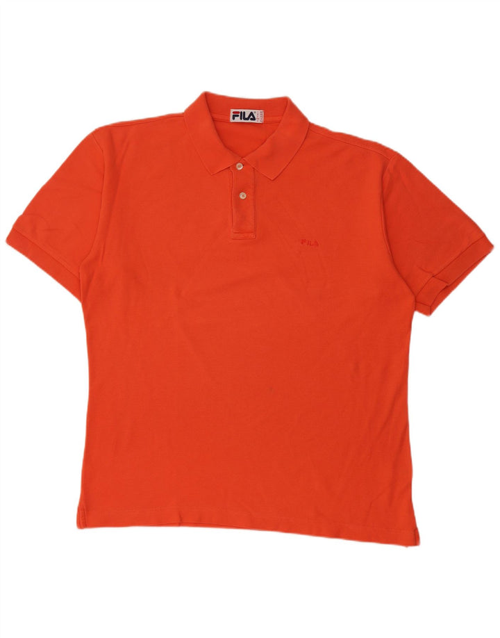 Polo Fila Hombre IT 50 Naranja Mediano