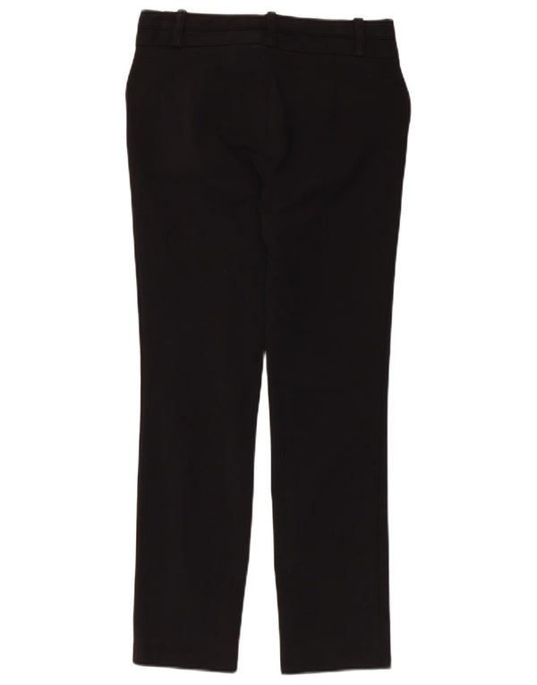Zara Mujer Pantalones Casual Slim XS W24 L26 Negro Algodón