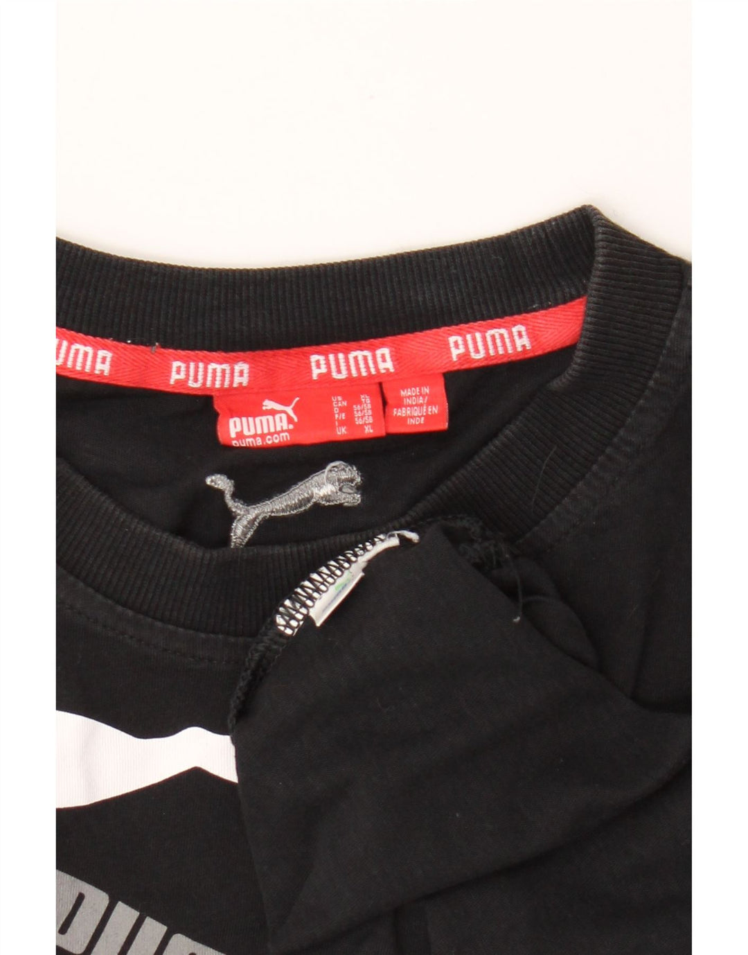 PUMA Camiseta sin mangas gráfica para hombre XL Negro