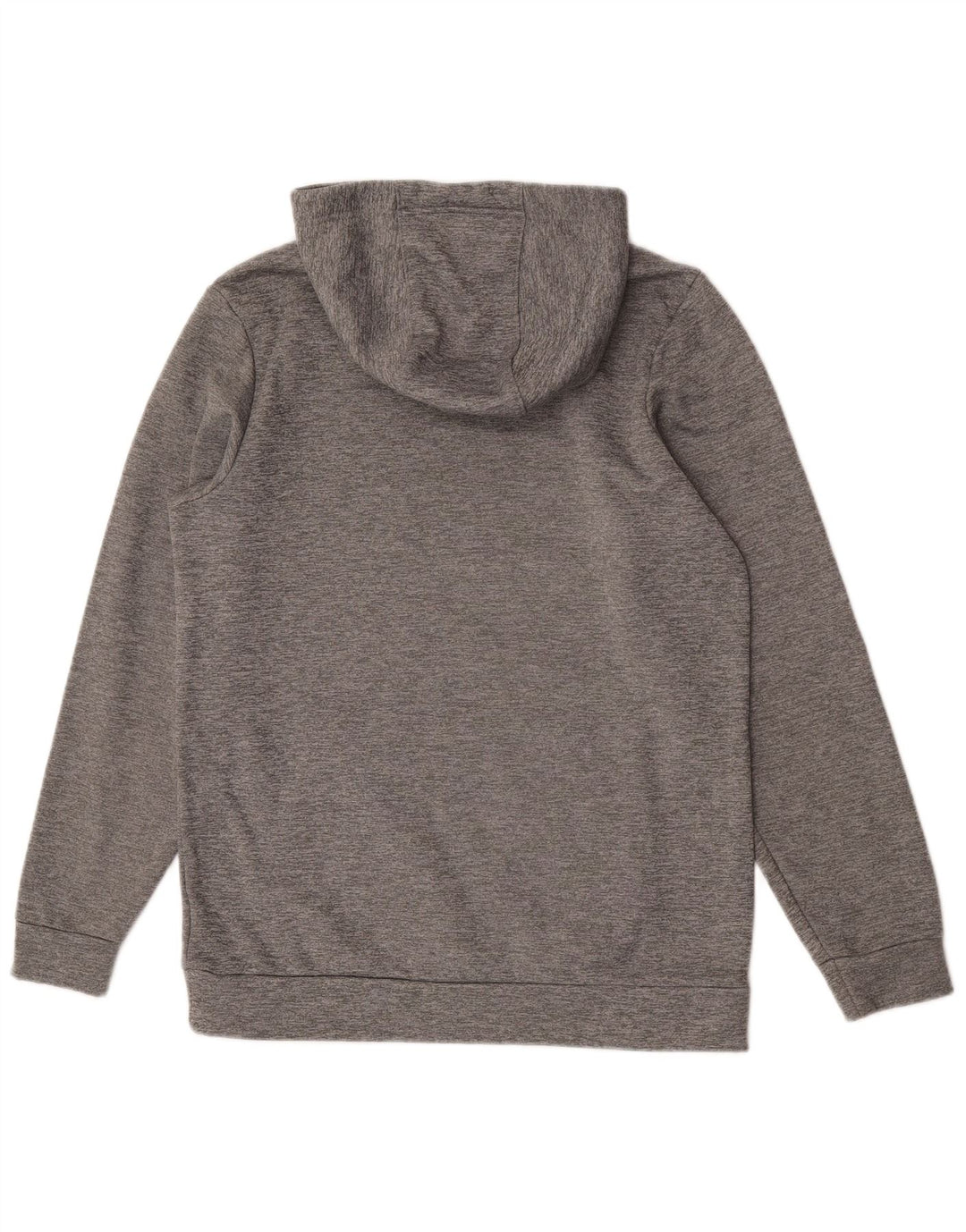 Nike - Sudadera con capucha Therma-Fit para hombre, talla pequeña, poliéster moteado gris