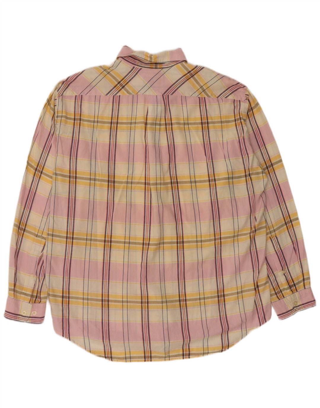 Camisa Marlboro Classics Hombre Grande Algodón Cuadros Multicolores