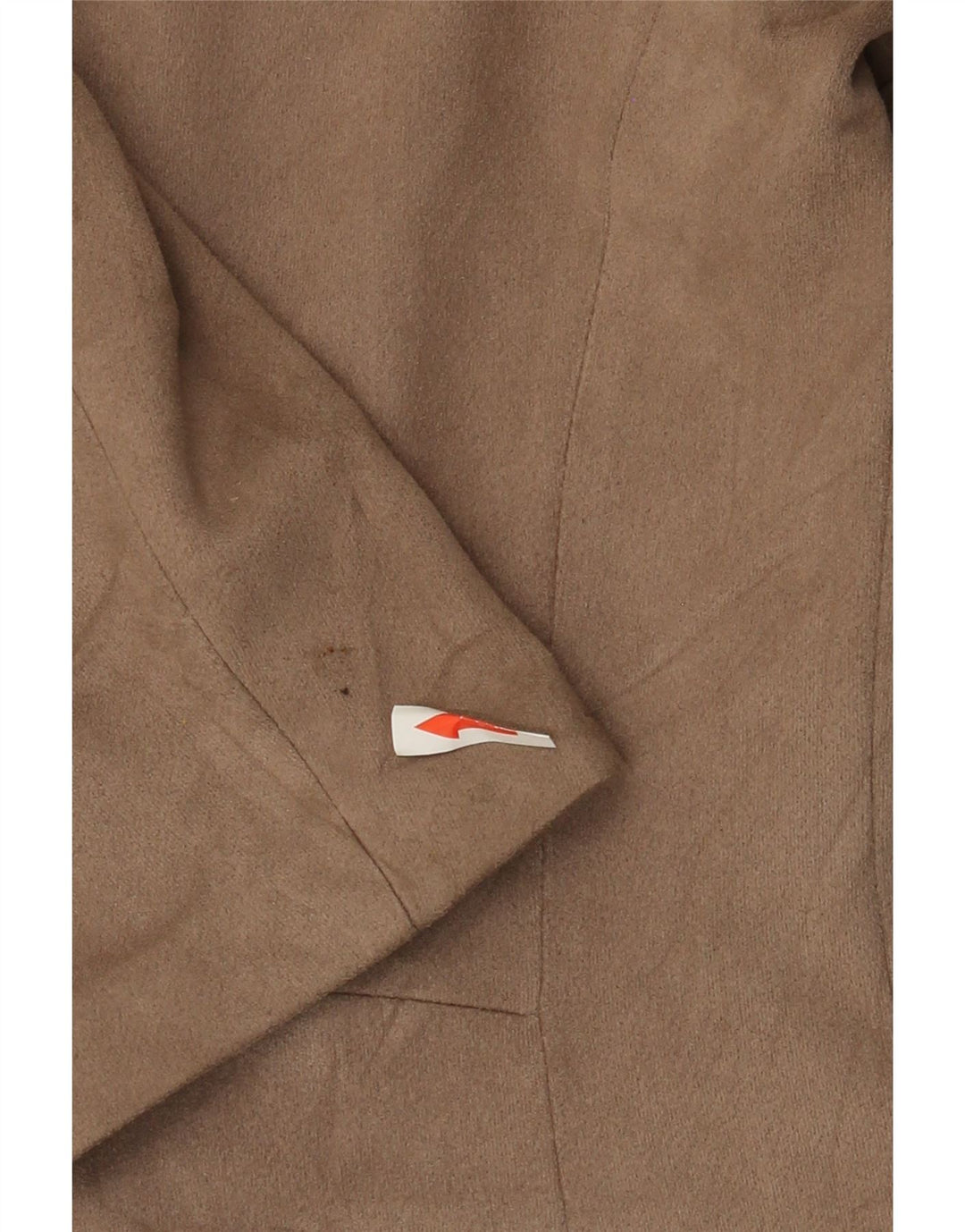 Zara Mujer Cárdigan Manga 3/4 Top UK 44 Poliéster Beige Medio