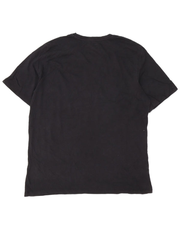 Jack & Jones Camiseta Hombre Top 2XL Algodón Negro