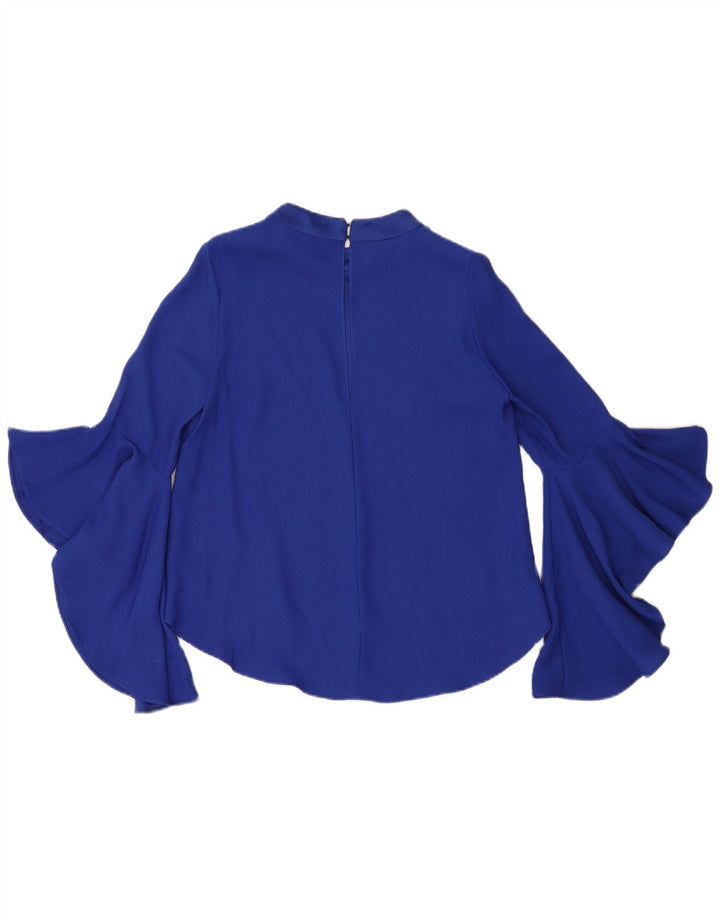 Blusa de manga larga para mujer Coast UK 10 Small Poliéster azul