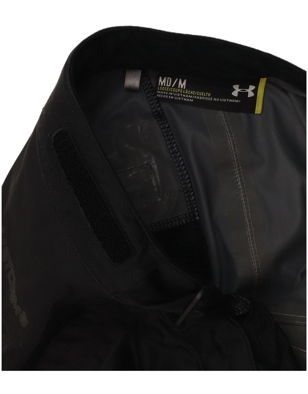 Under Armour Pantalones casuales rectos para hombre medianos W32 L34 Negro