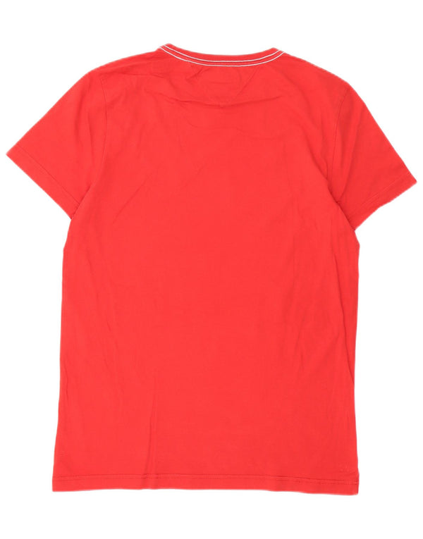 Tommy Hilfiger Camiseta gráfica para hombre Top Medium Red Cotton