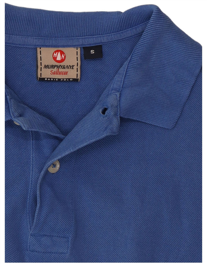 Murphy & Nye Polo para hombre pequeño azul