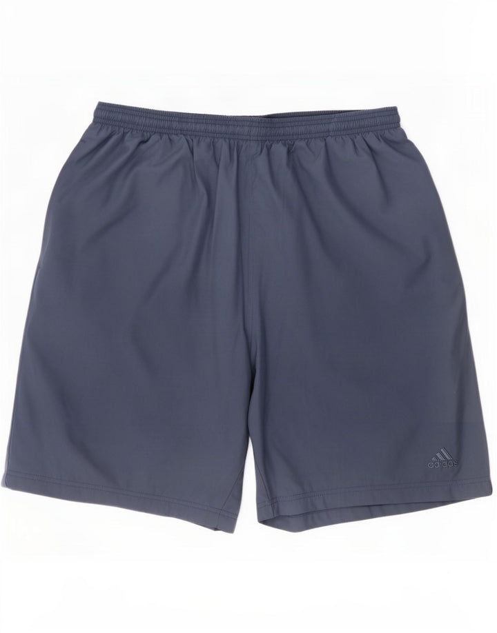 Adidas Pantalones cortos deportivos para hombre XL Azul Poliéster