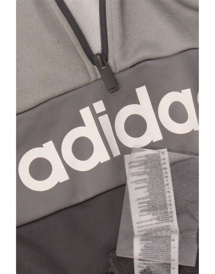 ADIDAS Sudadera con gráfico Aeroready para niños 9-10 años Gris