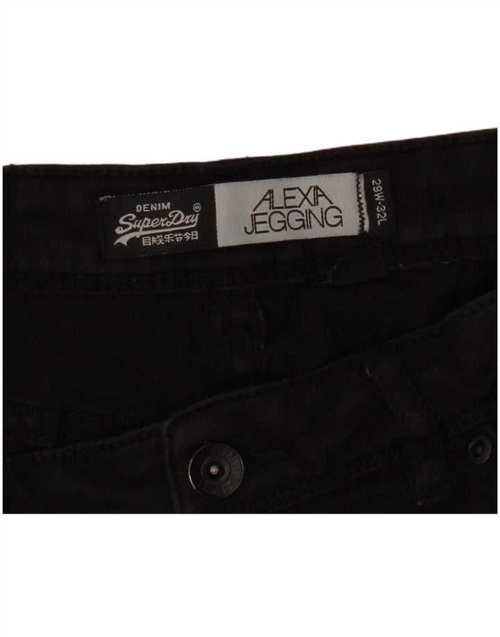 SUPERDRY Vaqueros Jegging Alexia para hombre W29 L32 Negro