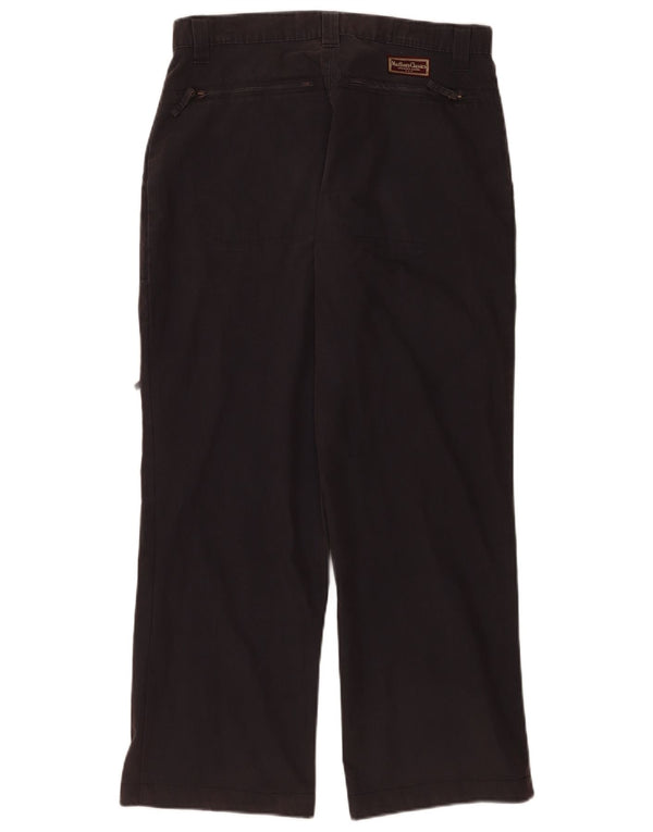 Marlboro Classics Pantalones cargo rectos para hombre W32 L28 Algodón negro