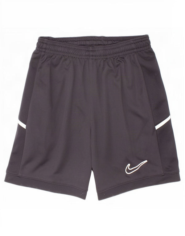 Nike Pantalones cortos deportivos Dri Fit para niños 8-9 años Pequeño Negro Poliéster