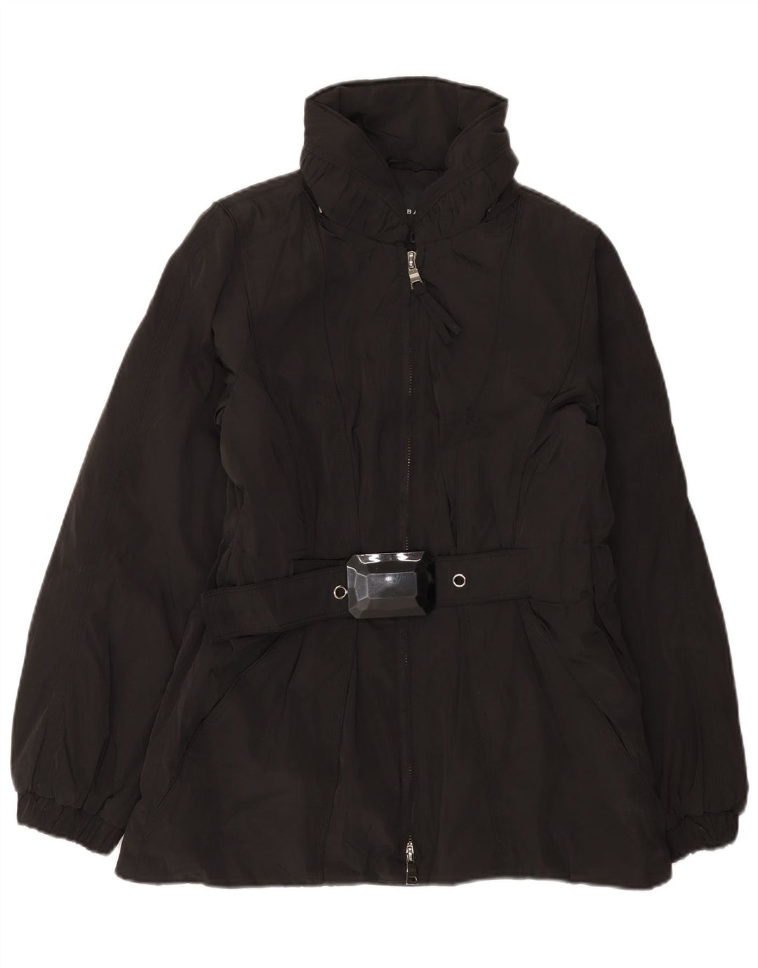 Zara Mujer Chaqueta Acolchada Reino Unido 44 Grande Negro