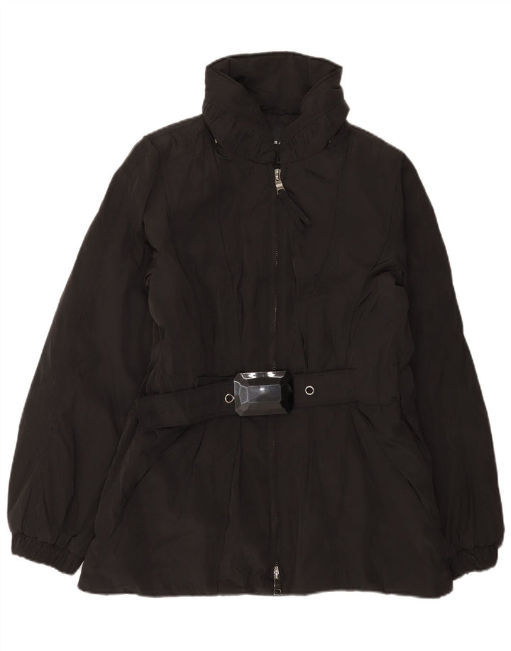 Zara Mujer Chaqueta Acolchada Reino Unido 44 Grande Negro
