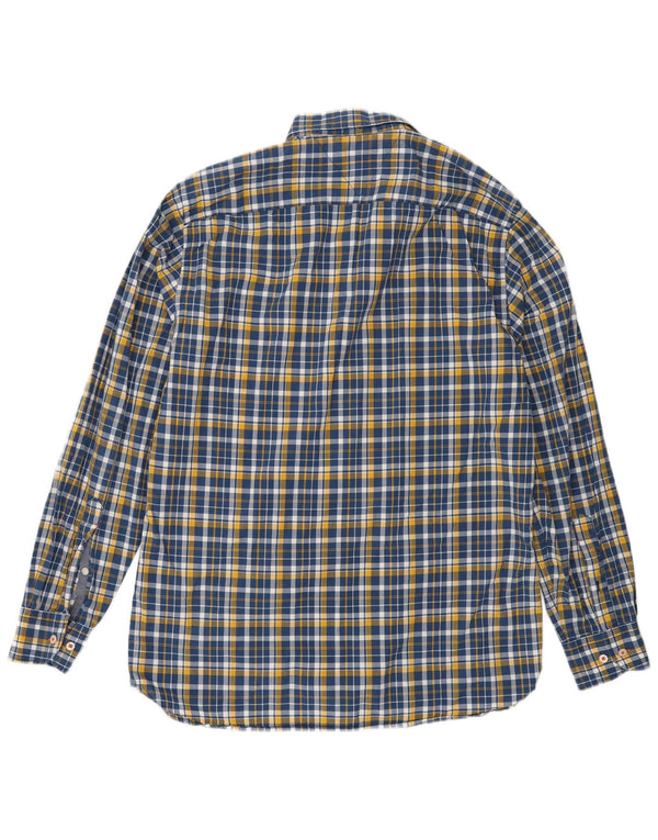 Camisa Tommy Hilfiger New York Fit de algodón a cuadros en azul medio