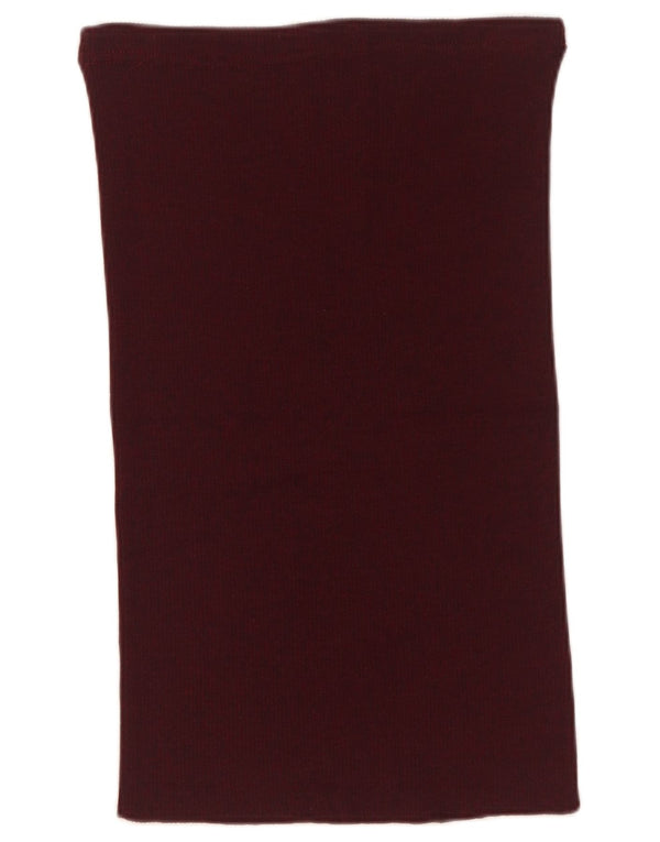 Falda recta para mujer Sevres IT 44 Medium W34 Borgoña Lana virgen