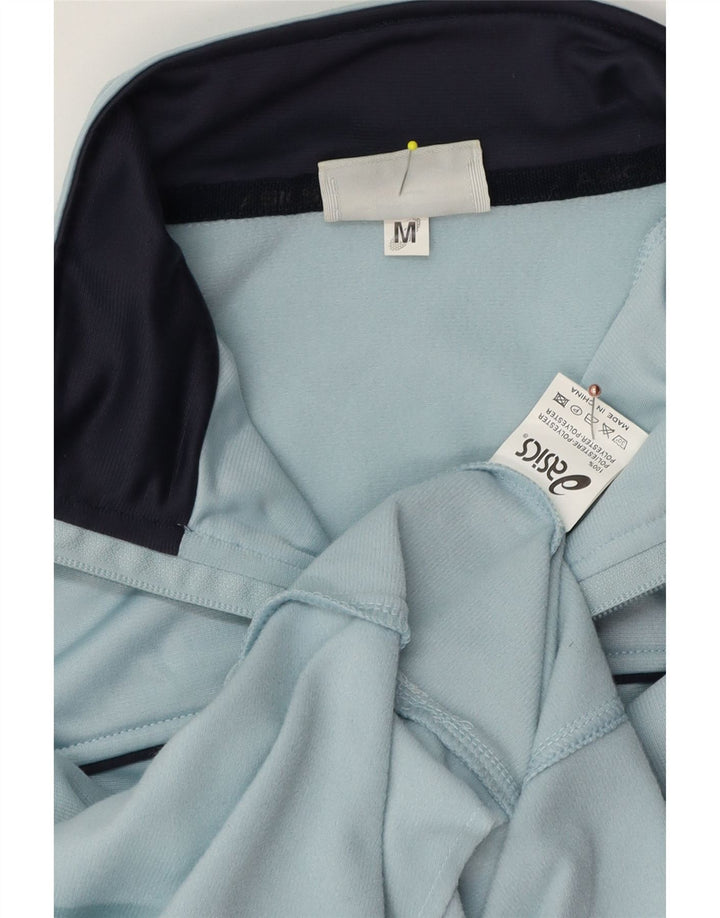 Asics Hombre Chándal Top Chaqueta Poliéster Azul Medio