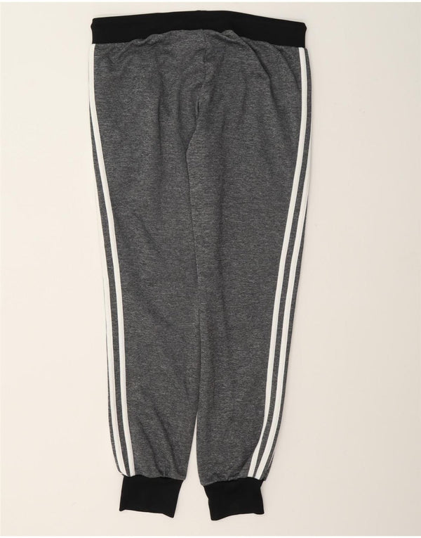 Adidas Pantalones de chándal para mujer Joggers UK 12 Poliéster gris medio