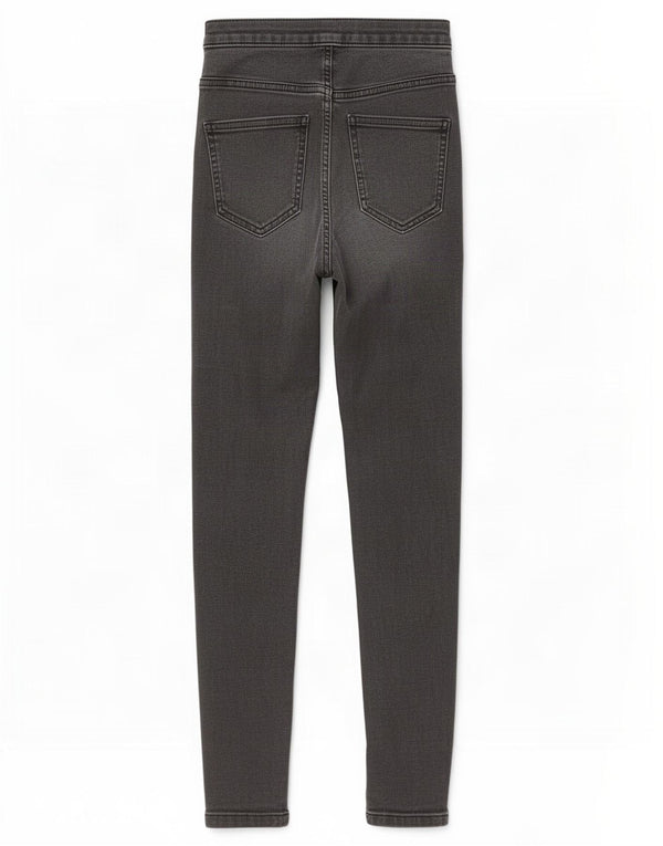 Marks & Spencer Vaqueros súper ajustados para mujer UK 8 Small W26 L28 Algodón negro
