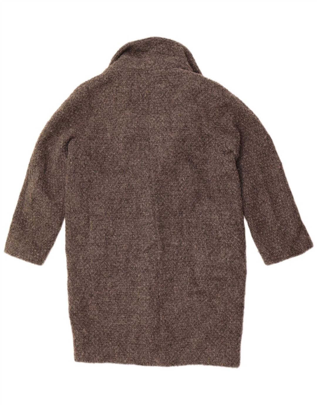 Massimo Dutti Abrigo Oversize Mujer UK 10 Small Lana Gris