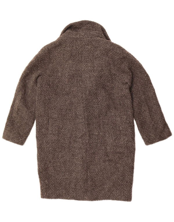 Massimo Dutti Abrigo Oversize Mujer UK 10 Small Lana Gris