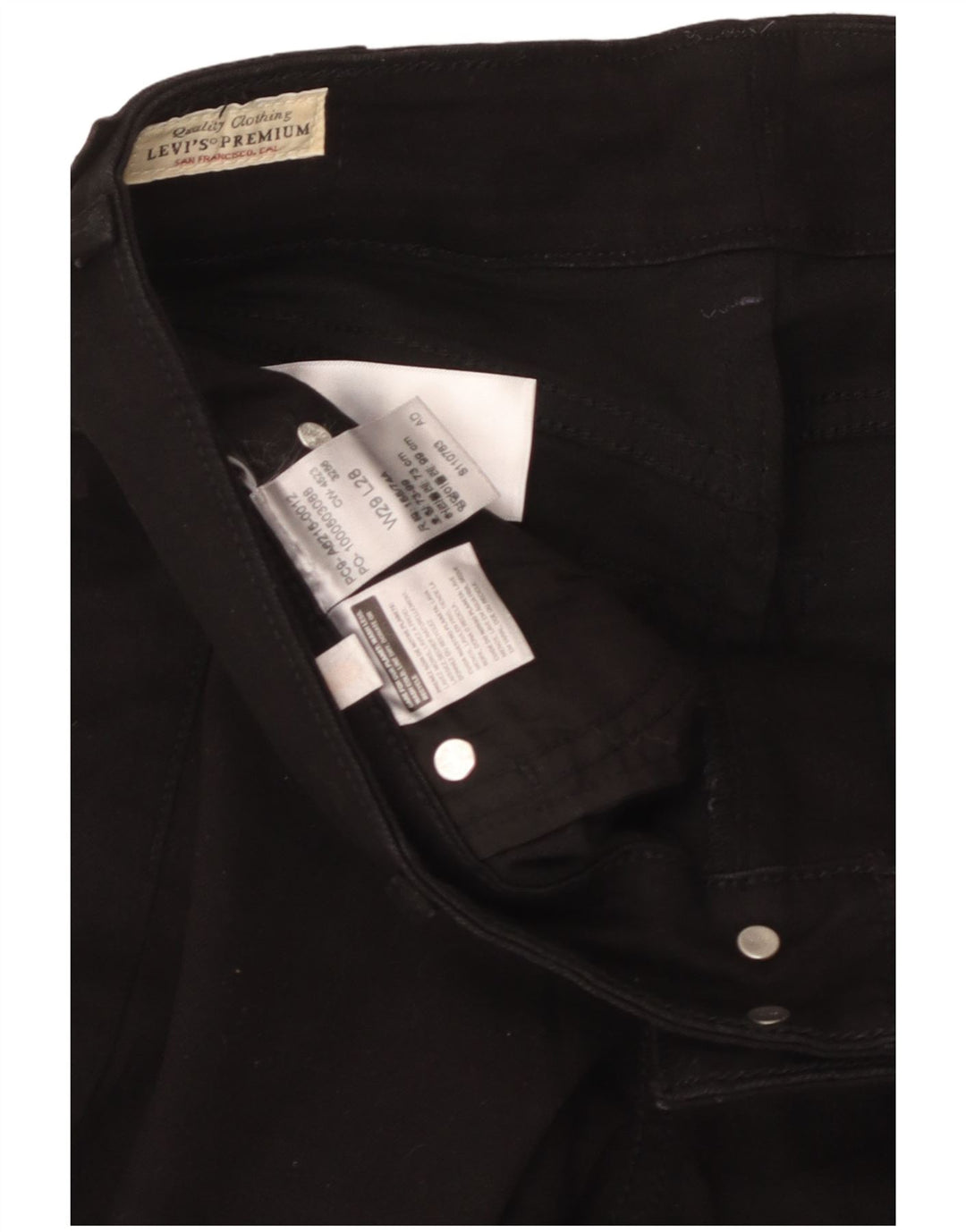 Levi's Vaqueros Slim Mujer W29 L28 Negro