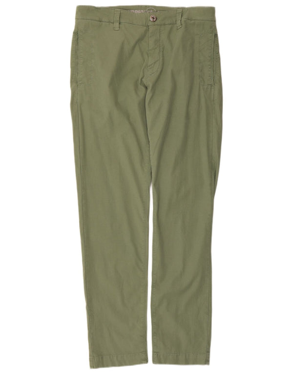 Murphy & Nye Pantalones chinos ajustados para hombre W34 L31 Algodón verde