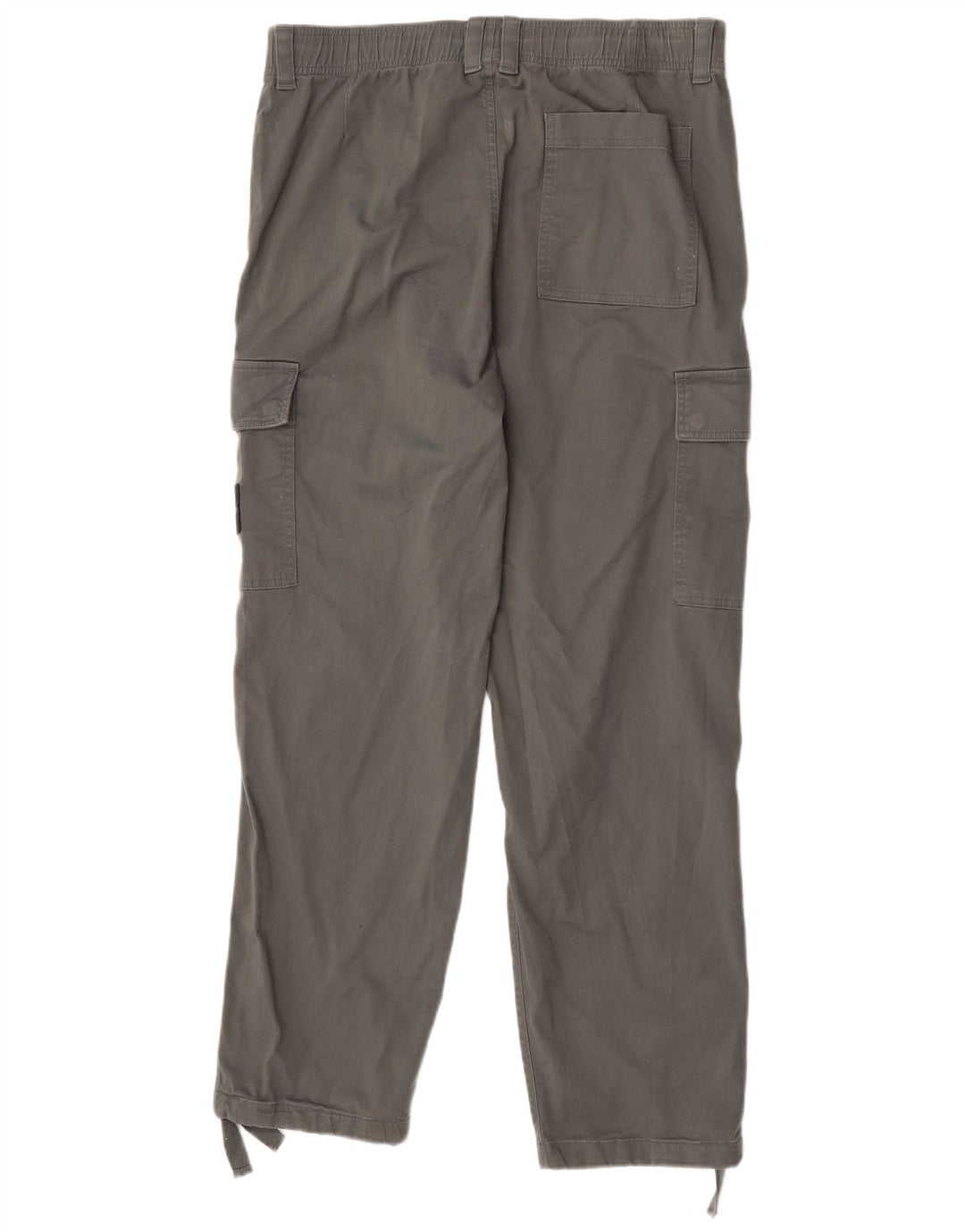Calvin Klein Pantalones Cargo Peggados Para Hombre W34 L32 Algodón Gris