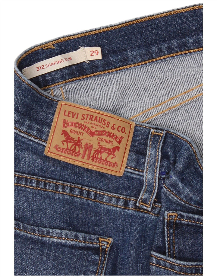 Levi's Mujer 312 Shaping Slim Jeans W29 L30 Azul
