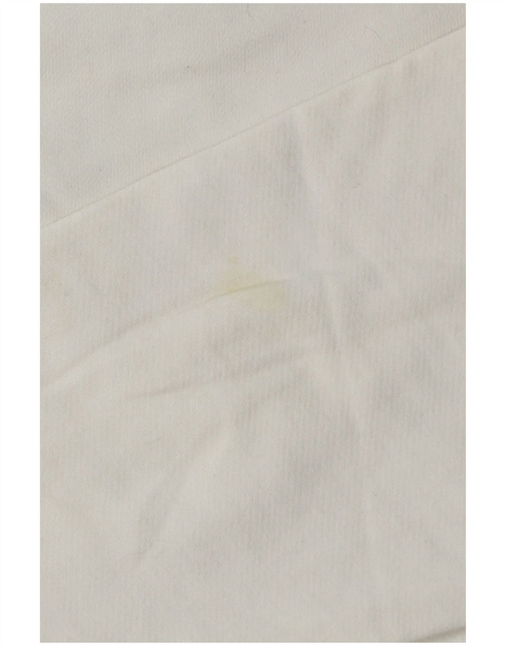 Levi's Hombre Sudadera Jumper Small Blanco Algodón