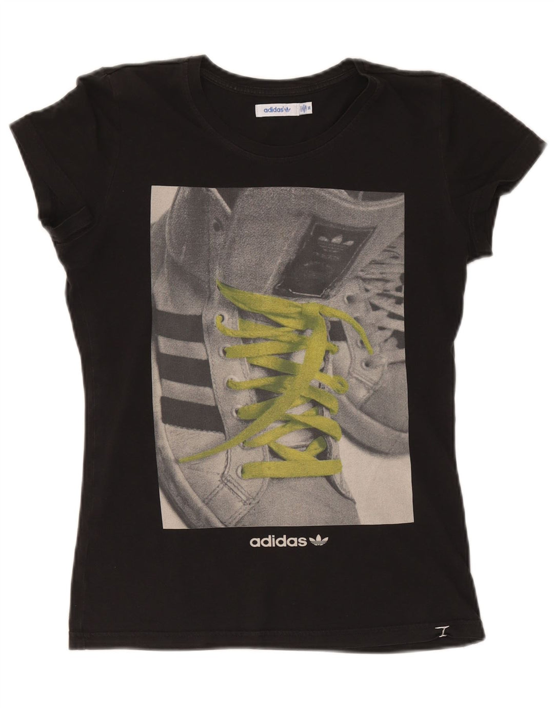 Adidas Camiseta gráfica para mujer Top EU 36 Small Black